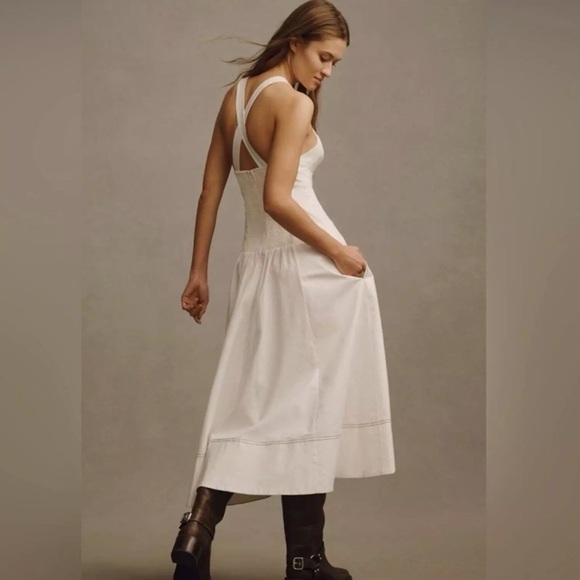 Anthropologie Dresses & Skirts - NWT Anthropologie Kenzie Dress Size Small Drop Waist Easy Breezy Coastal